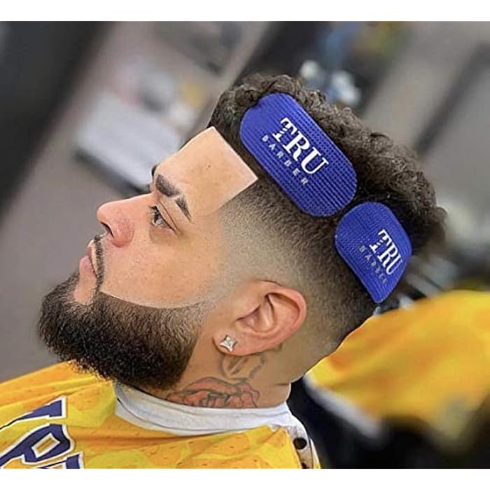 TRU BARBER Hair Grippers Bundle Pack, 6 pieces for Men and Women - Salon and Barber, Hair Clips for Styling, Sectioning, Cutting and Coloring, Nonslip Grips, Hair holder (Blue) - Image 4